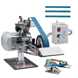 Product image of 30 x 1-Inch Variable Speed Belt Grinder with VFD, 550W, 2 Moulds, 3 Belts