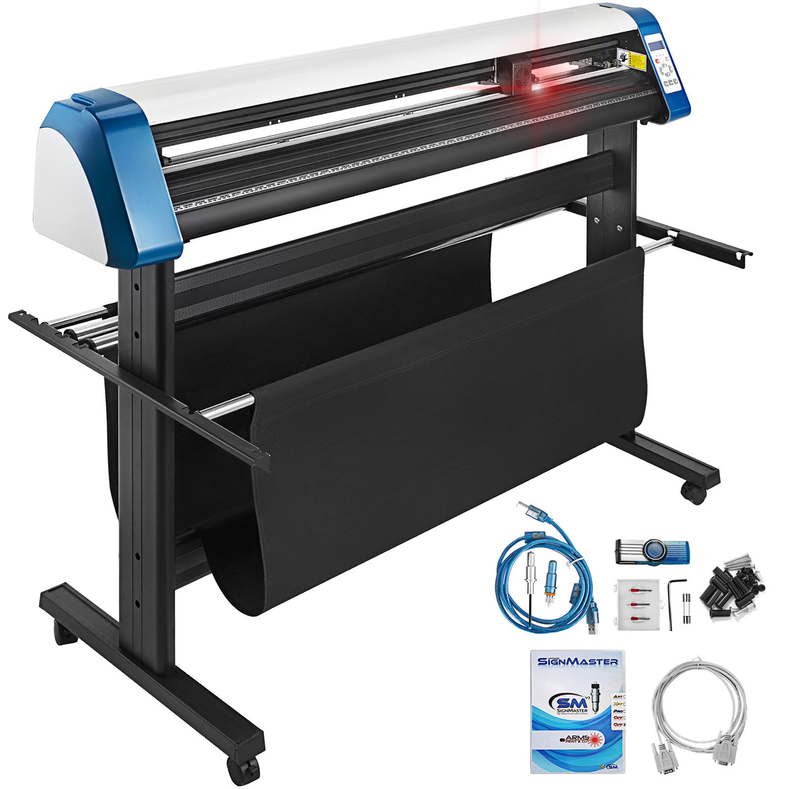 Main product image of 53 Inch Semi-Automatic Vinyl Cutter, Manual Positioning, Floor Stand, Signmaster