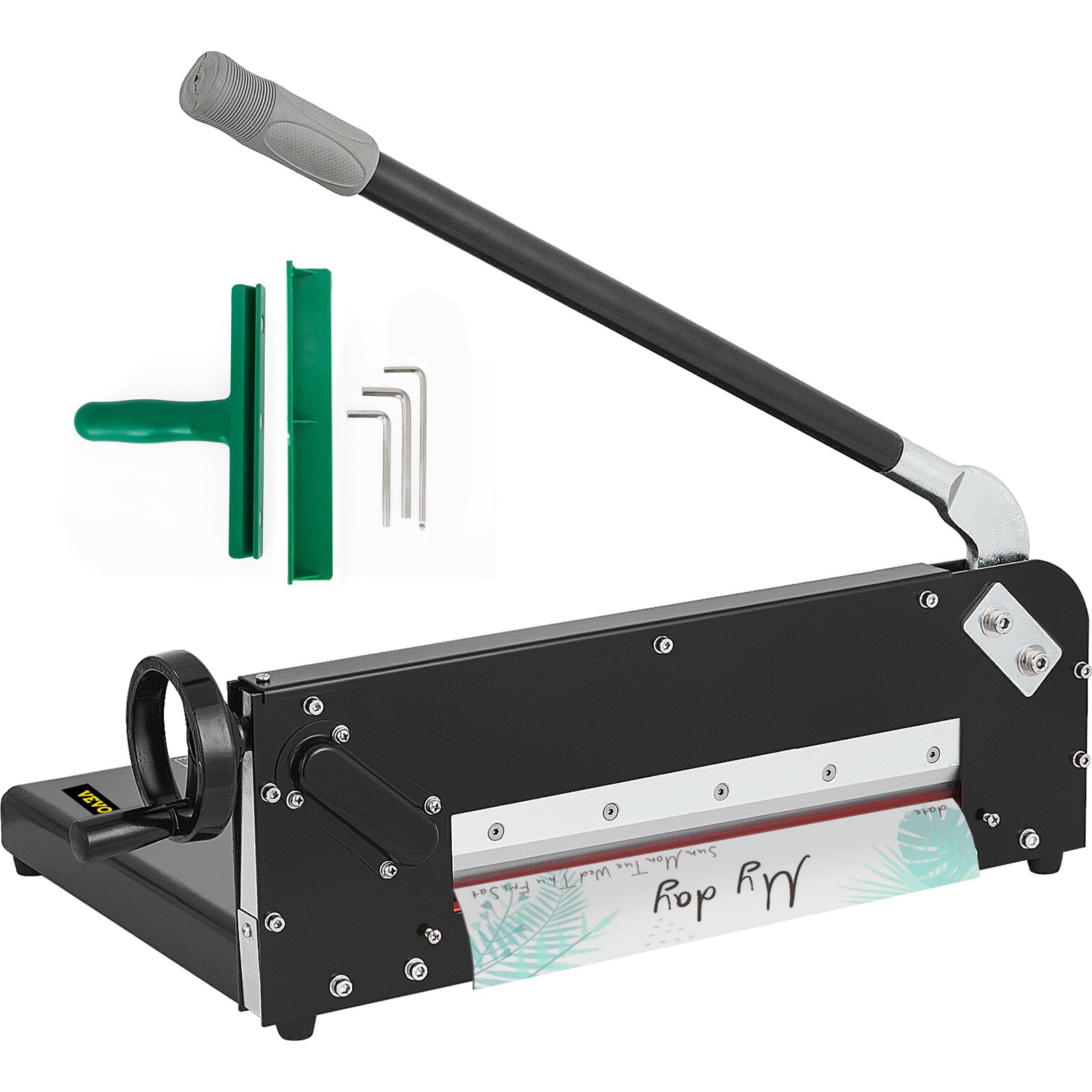 Main product image of 12-inch A4 Paper Stack Cutter, 300-Sheet Capacity, 45HRC