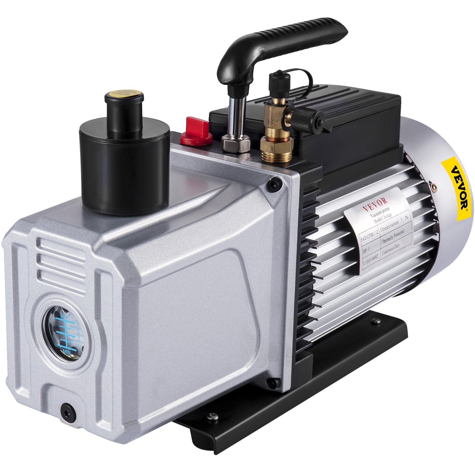 Main product image of 12CFM Single Stage Rotary Vane Vacuum Pump, 110V, 5PA