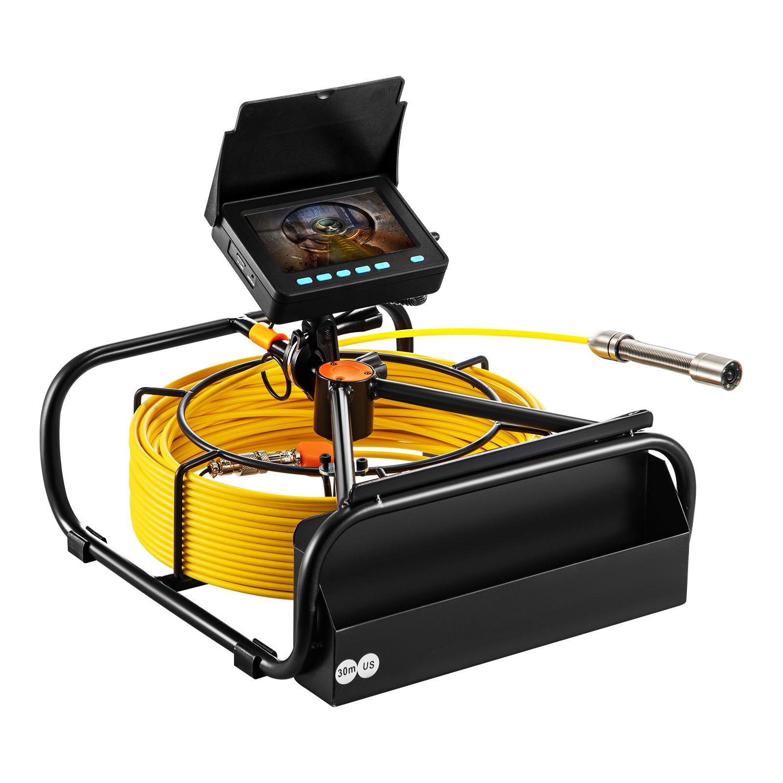 Main product image of 66ft/20M Sewer Camera with 4.3" Display, DVR, IP68 Waterproof, LED Lights