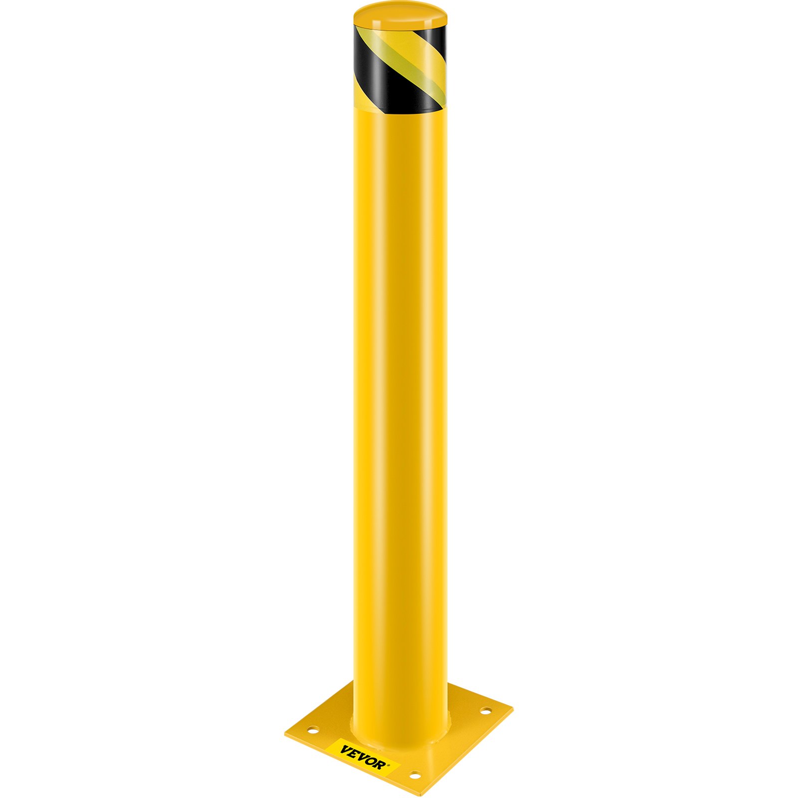 Main product image of Yellow Powder Coated Steel Bollard, 4-1/2" OD, 36" Height