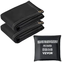 Product image of Welding Blankets, 2 Pack, 6' x 10', Fiberglass, 1022°F, 8 Brass Grommets