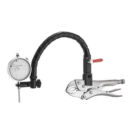 Product image of Dial Test Indicator, 0.001" Accuracy, 0-1" Range, Flexible Arm & Locking Pliers, Case