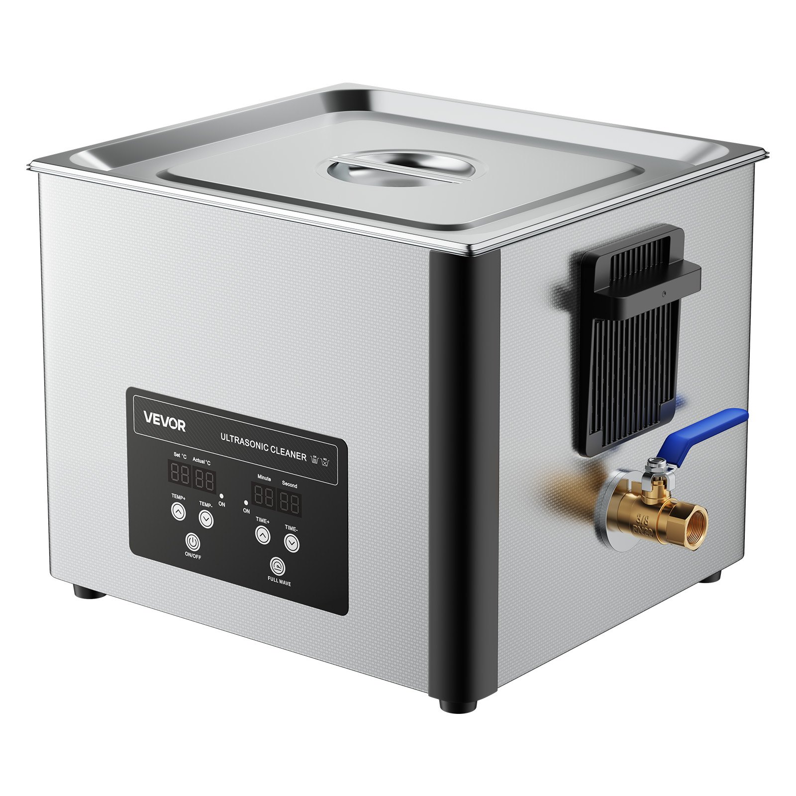 Main product image of 15L 240W 40kHz Stainless Steel Ultrasonic Cleaner with Digital Display