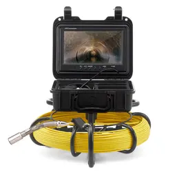 Product image of Sewer Camera, 230 Ft, 9" Screen, DVR, IP68, 12 LED, 16GB SD Card