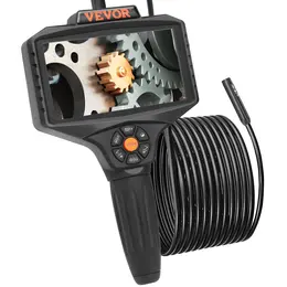 Product image of Triple Lens Borescope, 5 inch IPS 1080P Split Screen, 10 LED, 16.5FT Cable