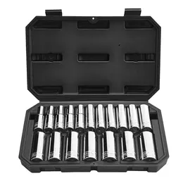Product image of Socket Set, 18 Pieces, 1/2 Inch Drive, Metric 10-27mm