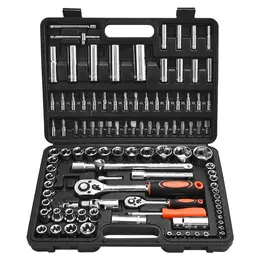 Product image of 108-Piece Socket & Ratchet Set, 1/4 & 1/2 in. Drive, Metric 4-32mm