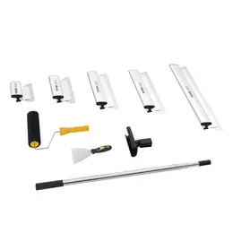 Product image of Drywall Skimming Blade Set, 7/10/14/16/24 In Blades, 34-81.6 In Extension Pole