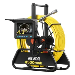 Product image of 66 Ft/20m Sewer Camera, 4.3" Monitor, IP68, 6 LED, 4500mAh, 16GB