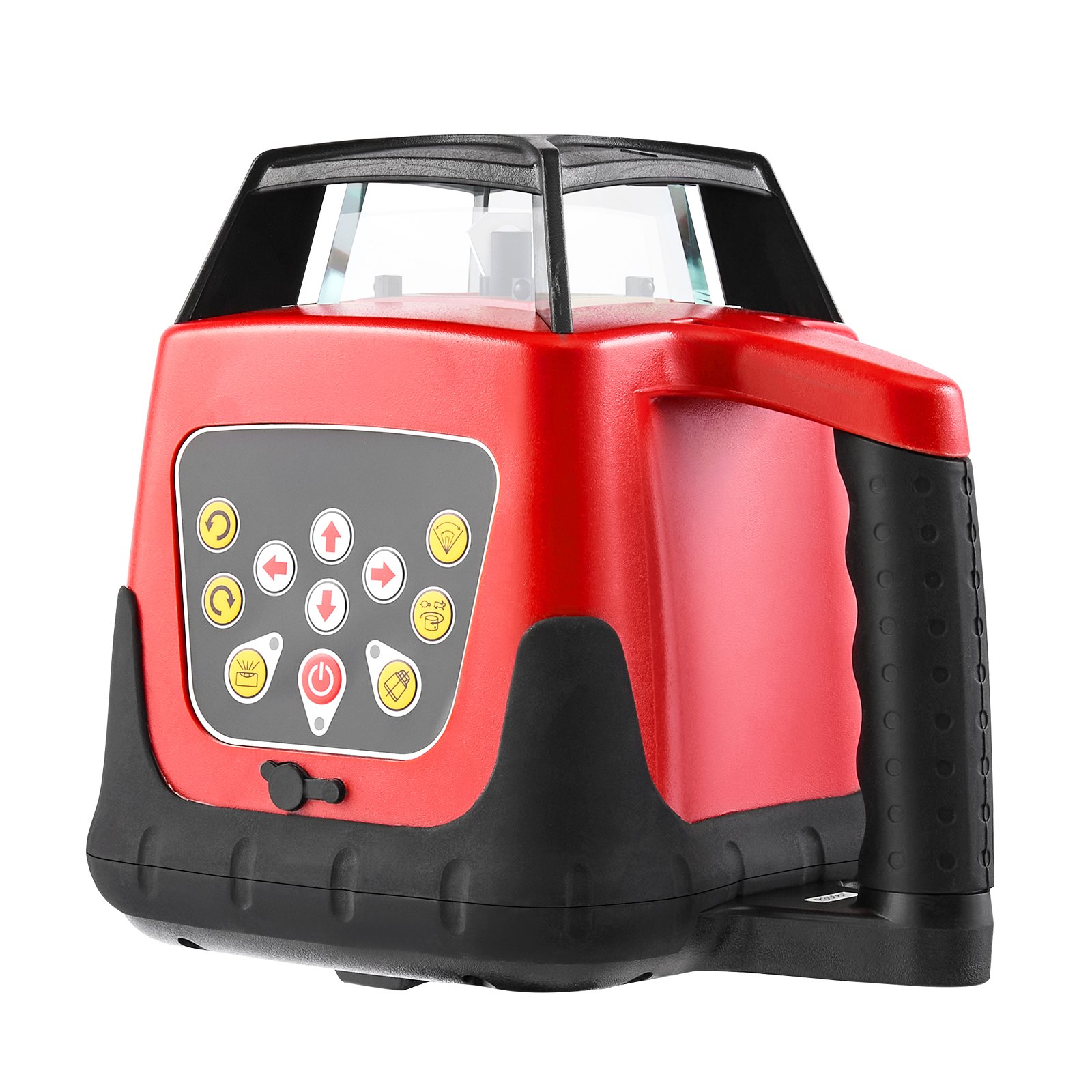 Main product image of Rotary Laser Level Kit, 1650ft, 360-Degree Self-Leveling, Red, 0.80in/100ft Precision