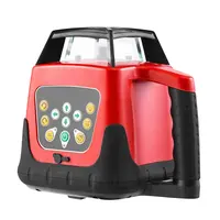Product image of Rotary Laser Level Kit, 2000ft, Green, Self-Leveling, IP66, 0.80in/100ft, Tripod, Receiver, Remote