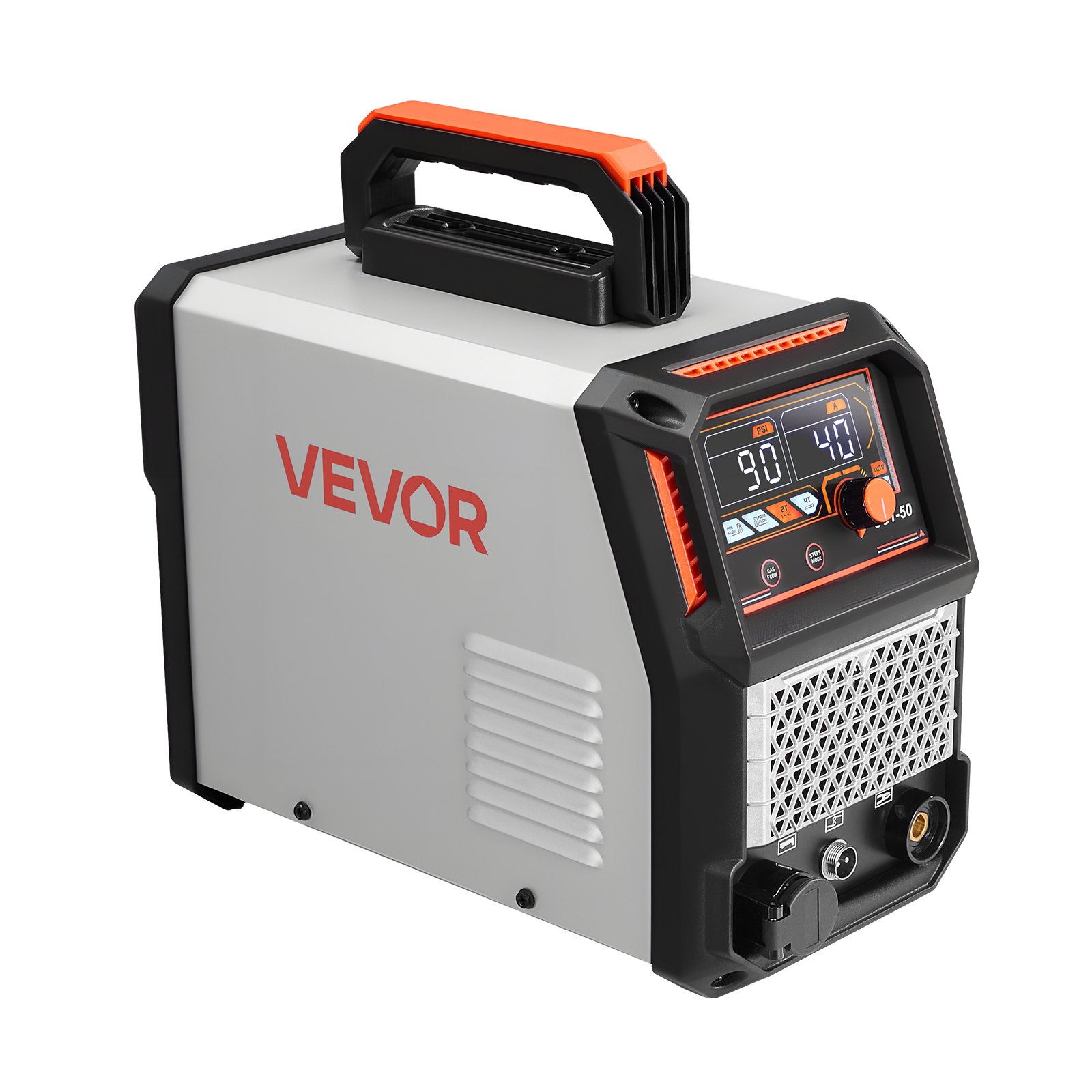 Main product image of 50A Plasma Cutter, 110V/220V Dual Voltage Digital IGBT Inverter, 2T/4T, PA/PT