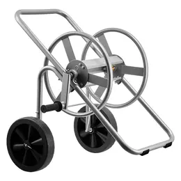 Product image of Hose Reel Cart, 200/300 Ft, 2-Wheel, Mesh Storage Basket