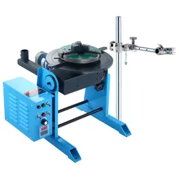 Product image of 50KG Rotary Welding Positioner, 0-90°, 0.5-6RPM, with 12.4 Inch 3-Jaw Lathe Chuck
