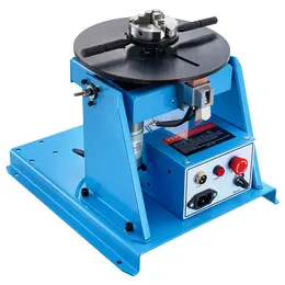 Product image of 10KG Rotary Welding Positioner, 0-90° Turntable, 8.1 Inch 3-Jaw Chuck, 1-12 RPM