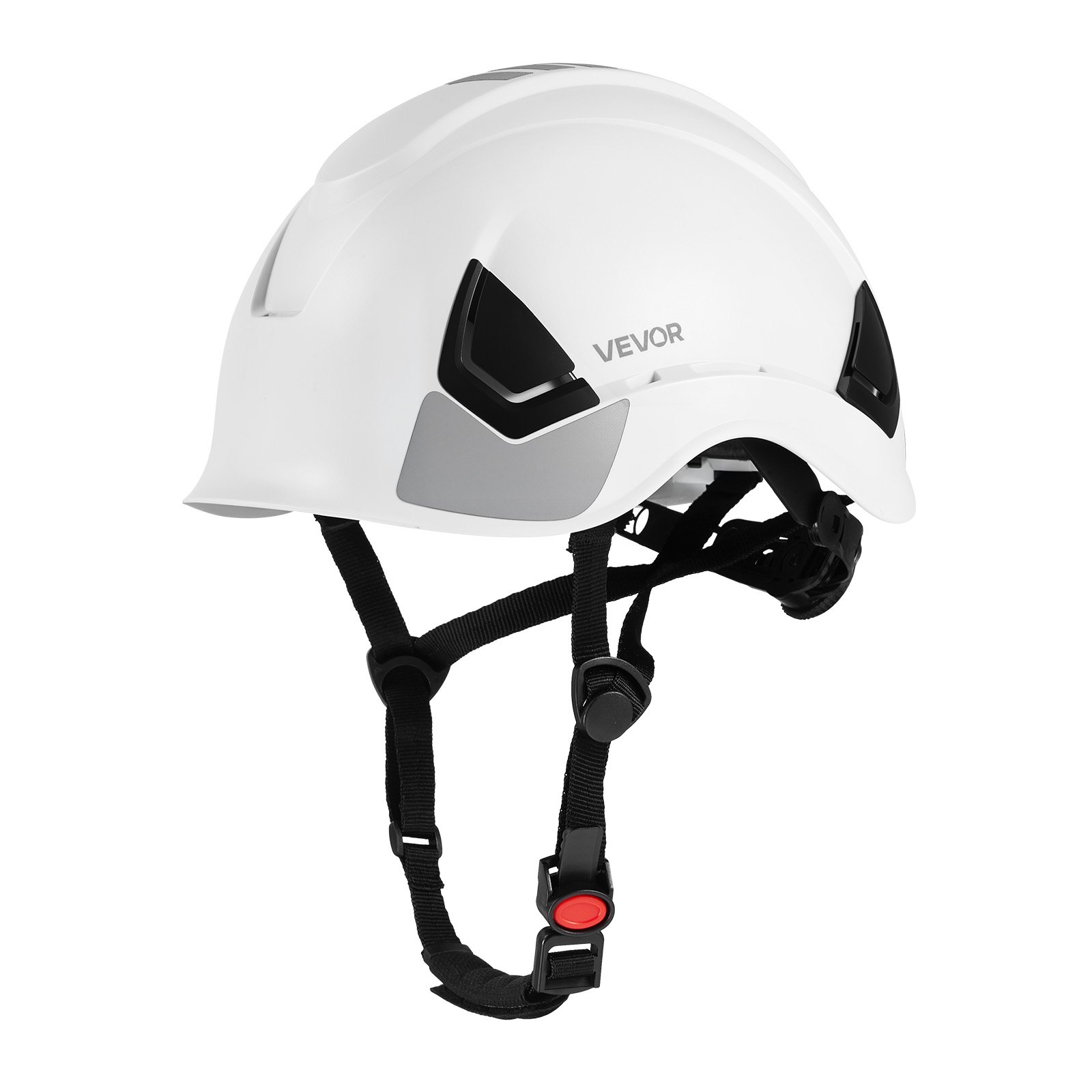 Main product image of ABS Construction Hard Hat, ANSI/ISEA Z89.1, 6-Point Ratchet Suspension, Vented