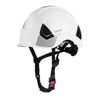 Product image of ABS Construction Hard Hat, ANSI/ISEA Z89.1, 6-Point Ratchet Suspension, Vented
