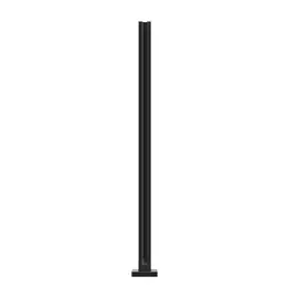 Product image of 41.34 inch Black 304 Stainless Steel Glass Railing Bracket for 0.39-0.47 inch Tempered Glass