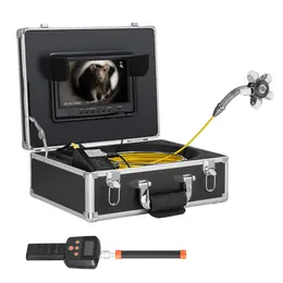 Product image of 9" Drain Inspection Camera, 512Hz Locator, 98ft, Self-Leveling, 36X Zoom