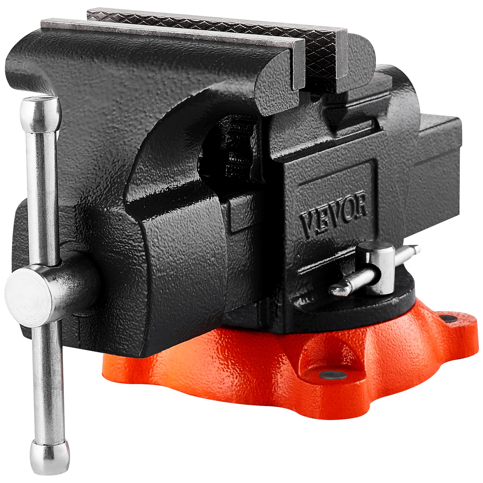 Main product image of Bench Vise, 5 in. Jaw, 5 in. Opening, 2.8 in. Throat, 360° Swivel, Ductile Iron