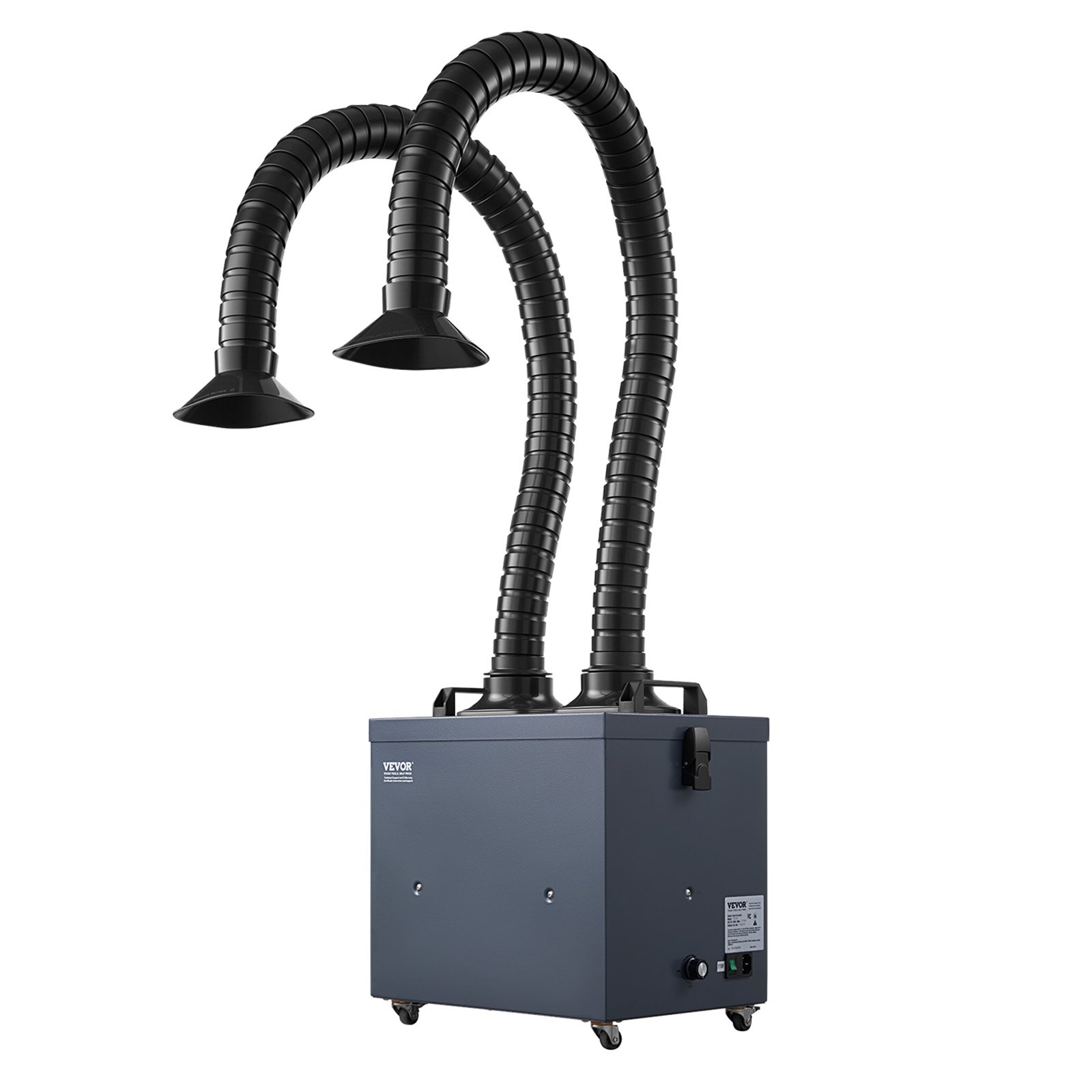 Main product image of 275W Soldering Fume Extractor, Dual Hoses, 4-Stage Filter, 380m³/h