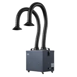 Product image of 275W Soldering Fume Extractor, Dual Hoses, 4-Stage Filter, 380m³/h