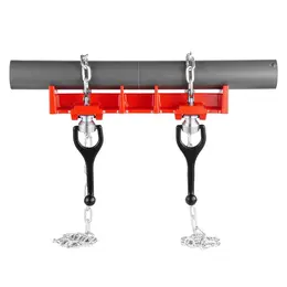 Product image of Pipe Welding Vise, 1/2" to 8", Cast Iron, Dual Chains, Crank Handles