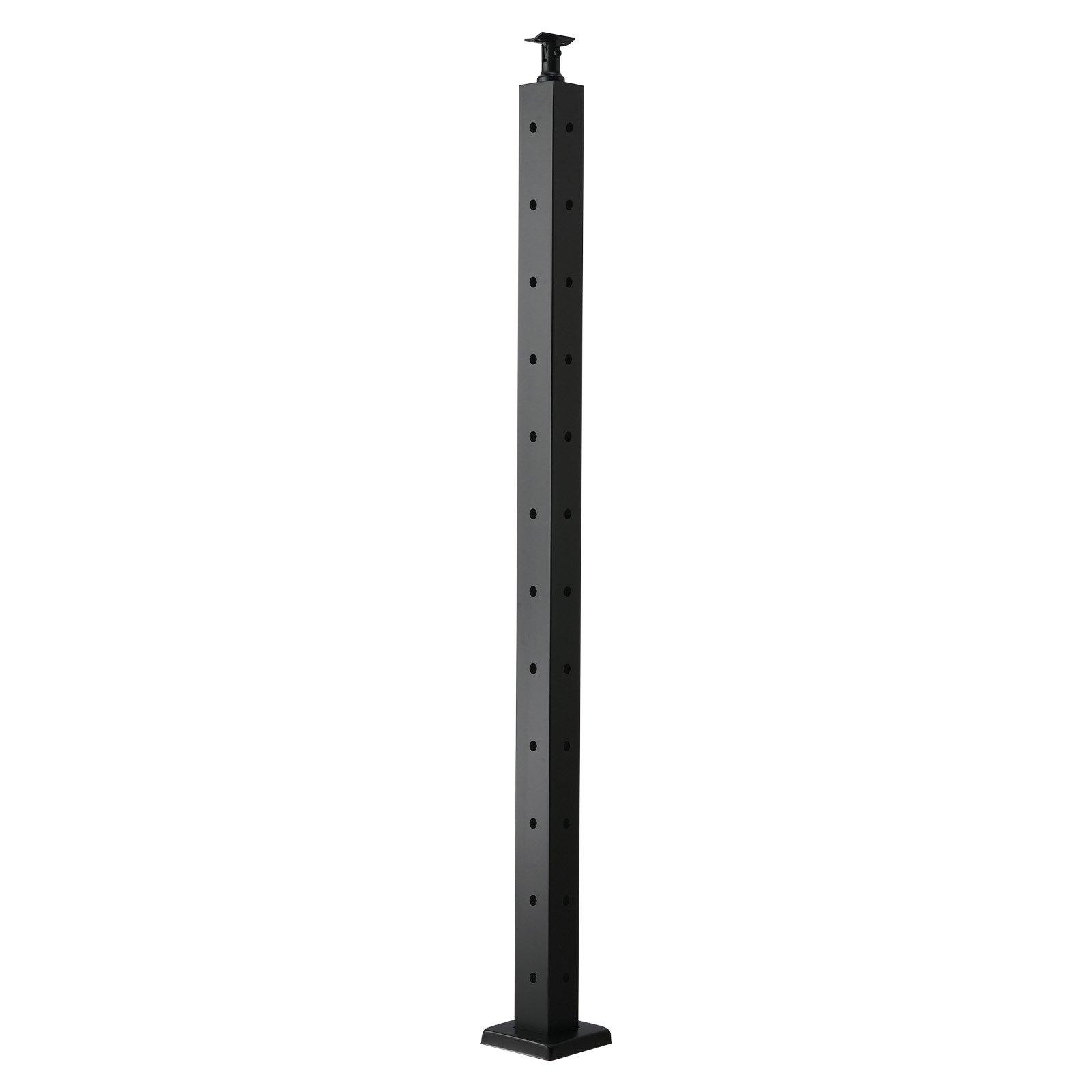 Main product image of 42x2x2 Inch Black Stainless Steel Corner Cable Railing Post, 1JZLGZXHS1065S1EW001V0