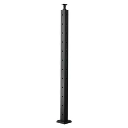 Product image of 42x2x2 Inch Black Stainless Steel Corner Cable Railing Post, 1JZLGZXHS1065S1EW001V0
