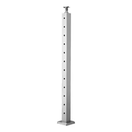 Product image of Stainless Steel Cable Railing Post, 42x2x2 Inch, Pre-Drilled, 1JZLGZXYS1061EF8W001V0