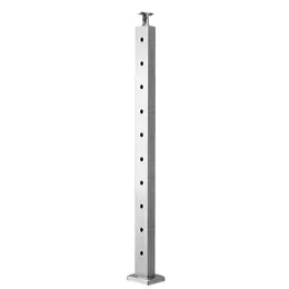 Product image of Stainless Steel Cable Railing Post, 36x1x2 Inch, Pre-Drilled, Silver, 1JZLGZXYS914I4BDB001V0