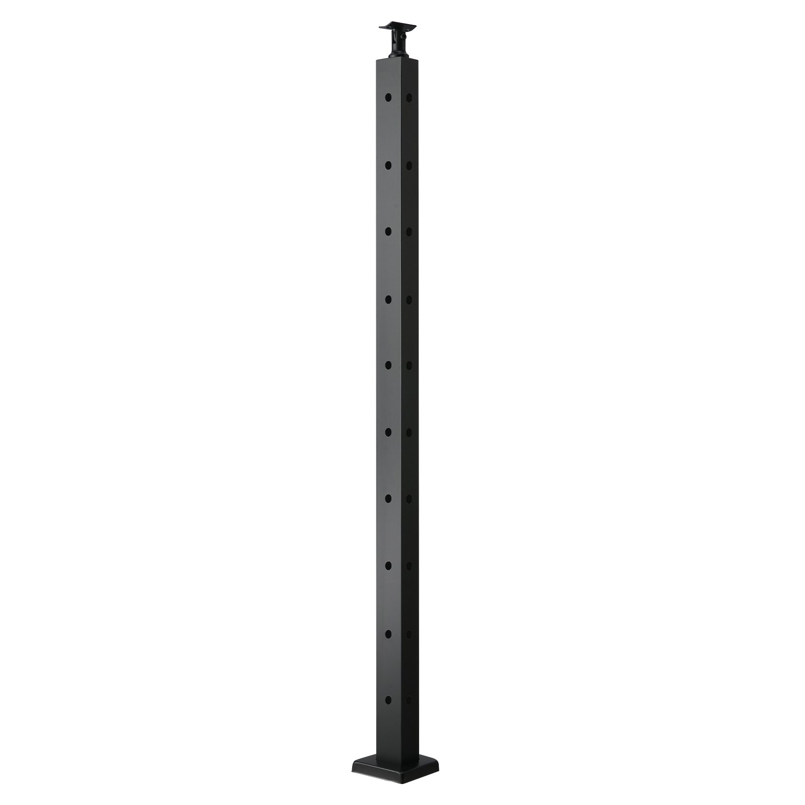 Main product image of 36x1x2 Inch Black Stainless Steel Corner Cable Railing Post, 1JZLGZXHS914IVCFL001V0