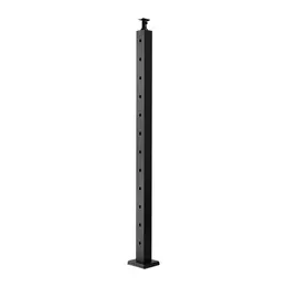 Product image of 42x1x2 Inch Black Stainless Steel Cable Railing Post, 1JZLGZXHS106VRA3X001V0