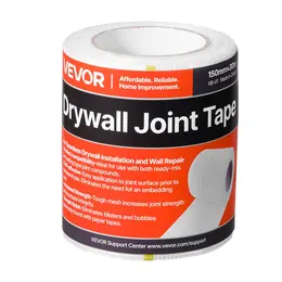 Product image of Drywall Mesh Tape, Self-Adhesive Fiberglass, 5.91 Inch W x 98.43 Ft L, 12 Rolls