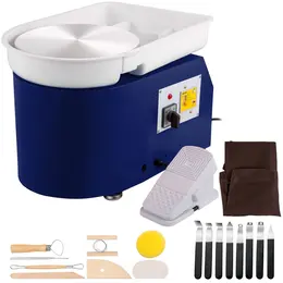 Product image of Pottery Wheel, 28cm, 350W, Foot Pedal, Detachable Basin, 18 Piece
