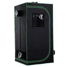 Product image of Grow Tent, Mylar, Adjustable Vents, Floor Tray, 80 x 80 x 160 cm