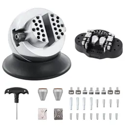 Product image of GRS Block Ball Vise, 78mm Diameter, 30-Piece Engraving Set