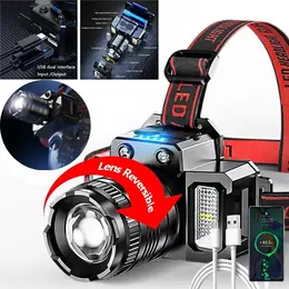Product image of Rechargeable LED Headlamp with Adjustable Focus Beam