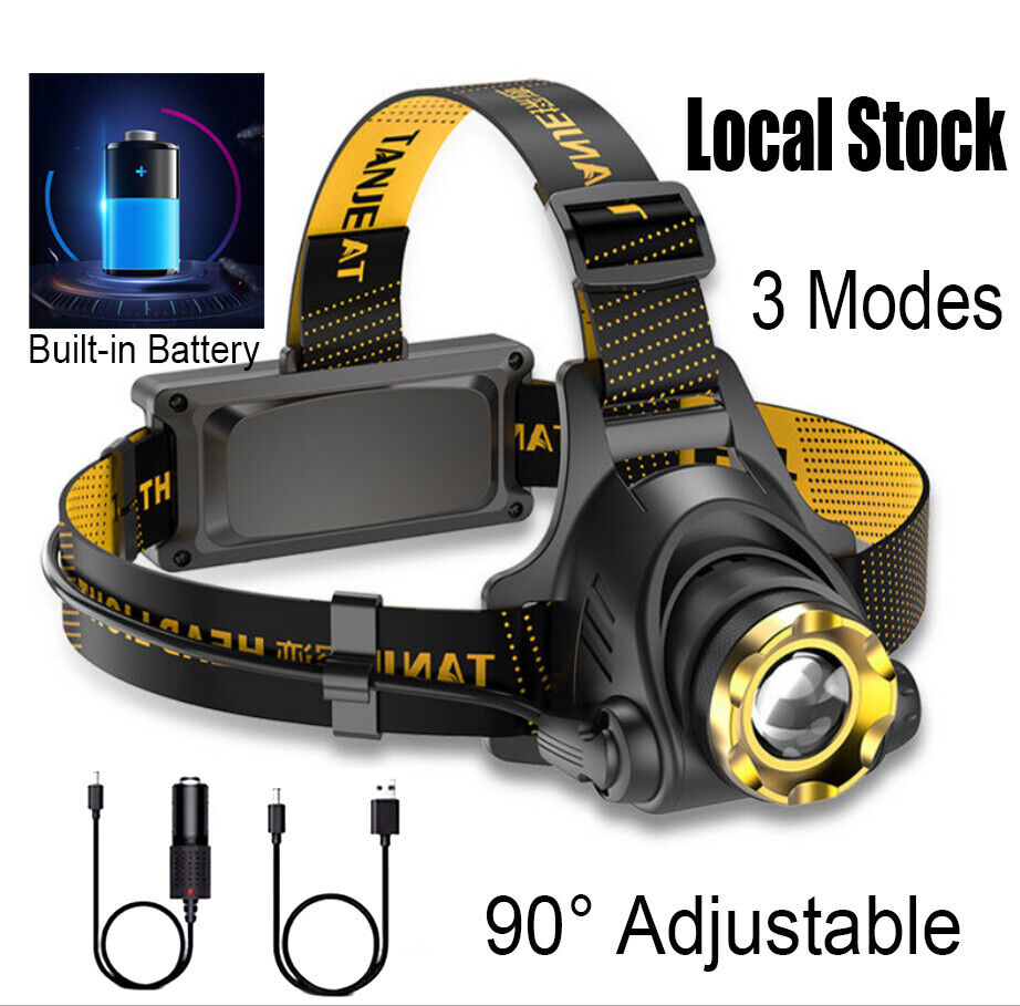 Main product image of USB Rechargeable LED Headlamp with 3 Lighting Modes