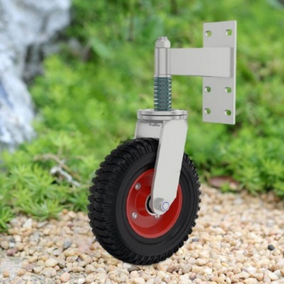 Main product image of Shock Absorbing Gate Wheel Spring, Black and Red