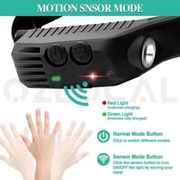 Product image of COB LED Headlamp with Motion Sensor, Waterproof