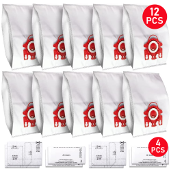 Main product image of 12x Miele FJM Hyclean 3D GN Vacuum Cleaner Bags for C2 C3 S2 S5 S8 S5211 S5210