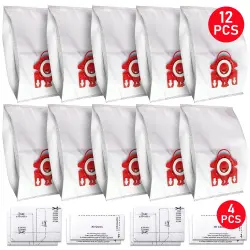 Product image of 12x Miele FJM Hyclean 3D GN Vacuum Cleaner Bags for C2 C3 S2 S5 S8 S5211 S5210