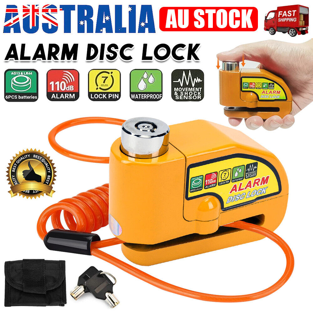 Main product image of Motorcycle Alarm Disc Lock for Brake Rotor Security