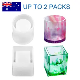 Product image of Silicone Mold for Resin Epoxy Pen Holder and Brush Pot Casting