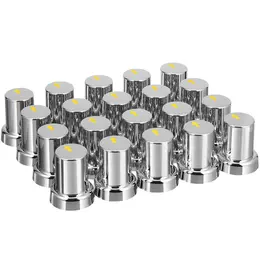 Product image of 20x ABS Chrome Wheel Nut Covers with Arrow Indicators for Trucks & Trailers