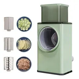 Product image of Hand Rotary Vegetable Cutter Slicer Grater Shredder N Q1Q4