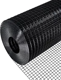 Product image of Black PVC Coated Hardware Cloth, 5 ft x 50 ft, 19 Gauge, 1/2 Inch Mesh